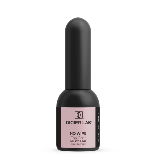 Didier Lab Top Coat No Wipe, Milky Pink, 10 ml