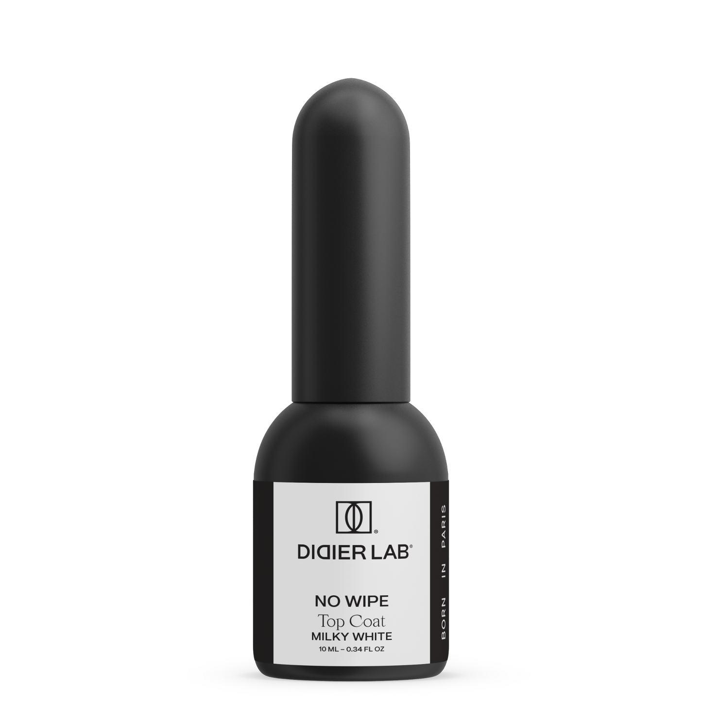 Didier Lab Top Coat No Wipe, Milky White, 10 ml