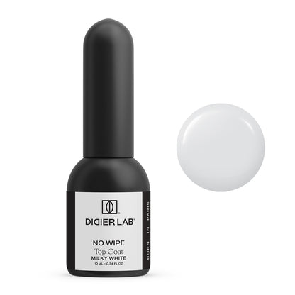 Didier Lab Top Coat No Wipe, Milky White, 10 ml