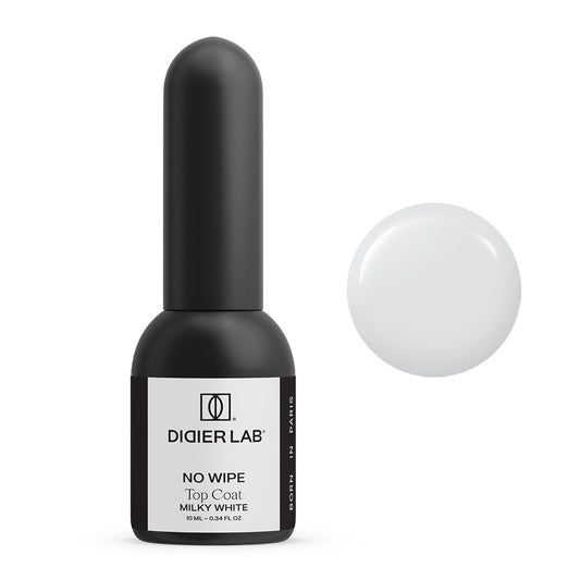 Didier Lab Top Coat No Wipe, Milky White, 10 ml