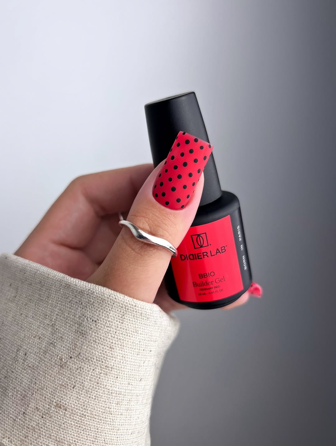 BBIO folyékony építőzselé, Ferrary Red, 15ml