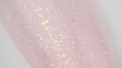 Didier Lab Top Coat Glitter No Wipe glitteres fedőlakk, Gold, 10ml