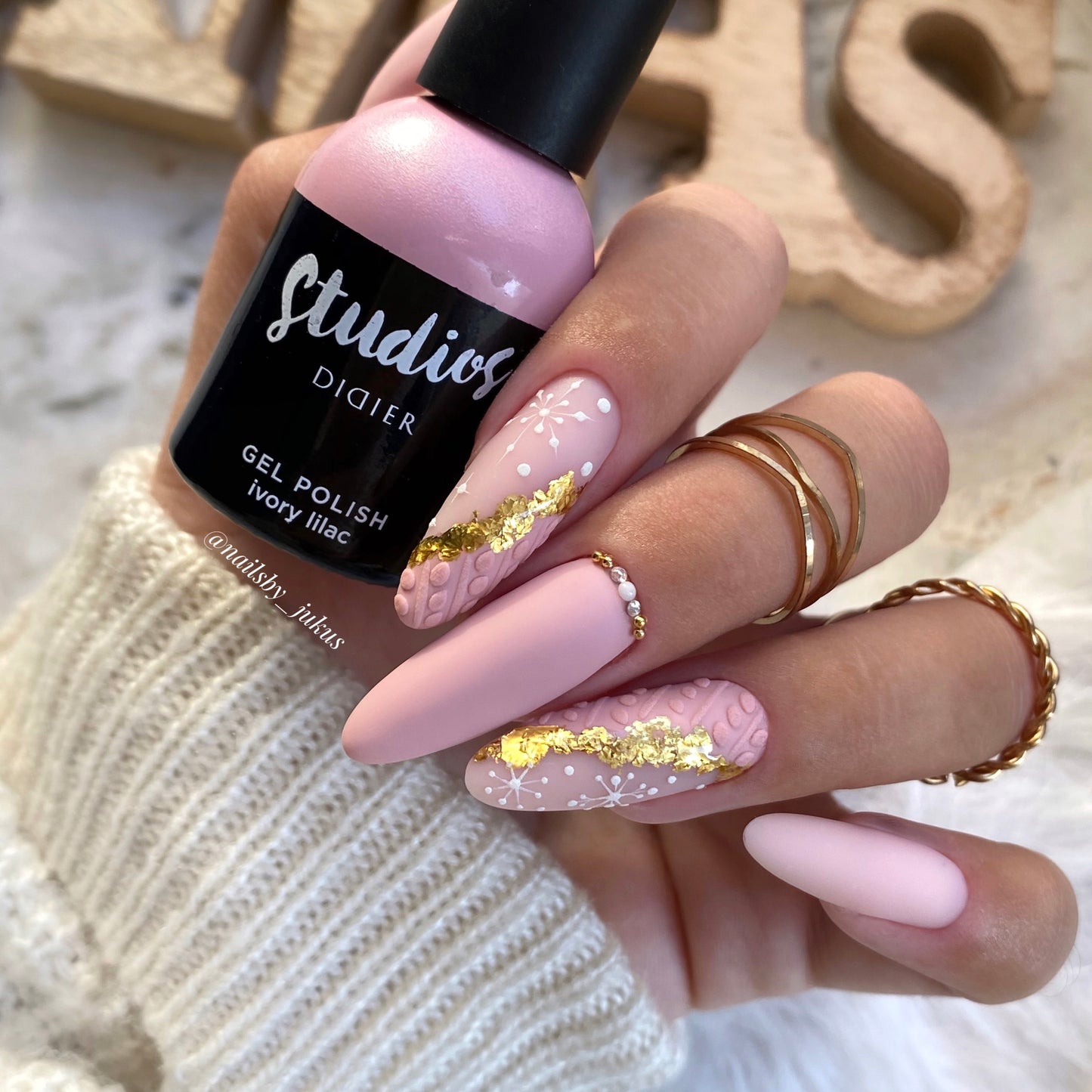 Studios Didier Hibrid Gél Lakk, Ivory Lilac, 8ml