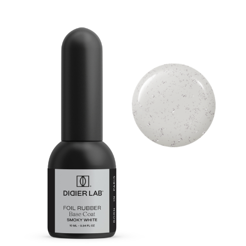 Didier Lab Rubber Base Foil, Smoky White, 10ml