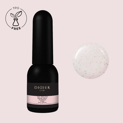 Didier Lab Rubber Base Foil, Pink, 10 ml
