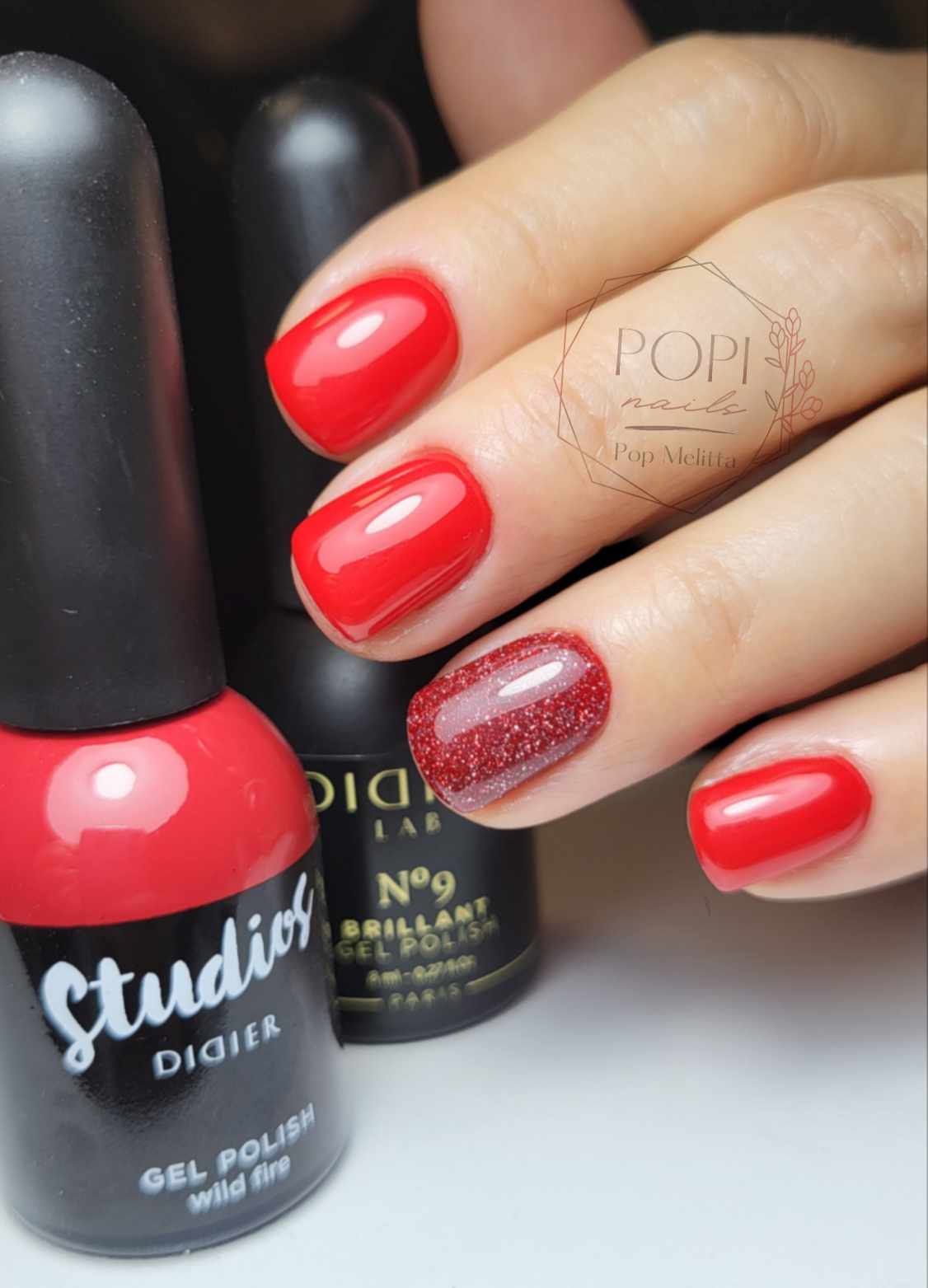 Studios Didier Hibrid Gél Lakk, Wild Fire, 8ml