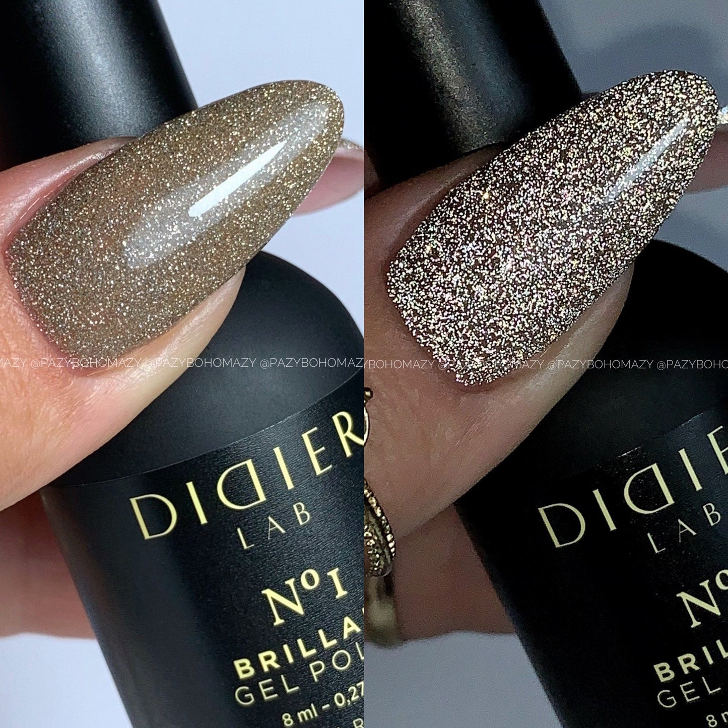 Didier Lab "Brillant" gél lakk, No.1, 8ml