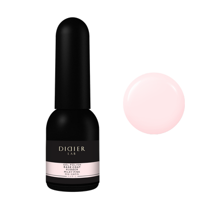 "Rubber Base" alapozó lakk valódi gumival, milky pink, 10ml