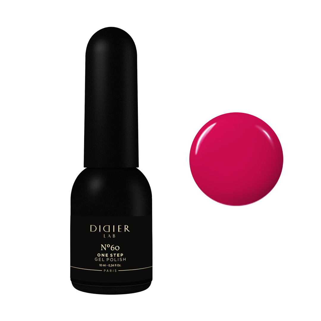 Didier Lab "One Step" 3 az 1-ben Hibrid Gél Lakk, No60, 10ml