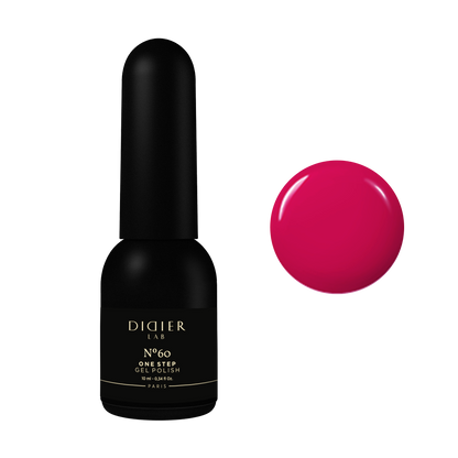 Didier Lab "One Step" 3 az 1-ben Hibrid Gél Lakk, No60, 10ml