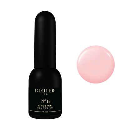 Didier Lab "One Step" 3 az 1-ben Hibrid Gél Lakk, No.18, 10ml