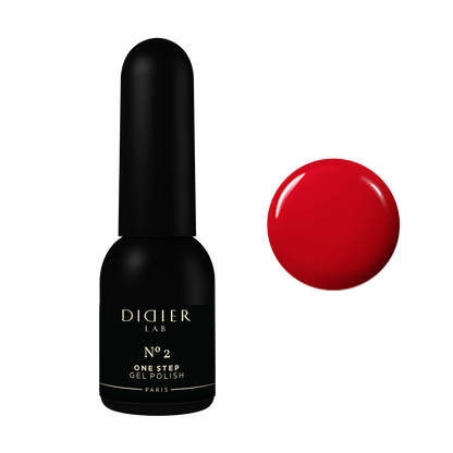 Didier Lab "One Step" 3 az 1-ben Hibrid Gél Lakk,  No.2, 10ml