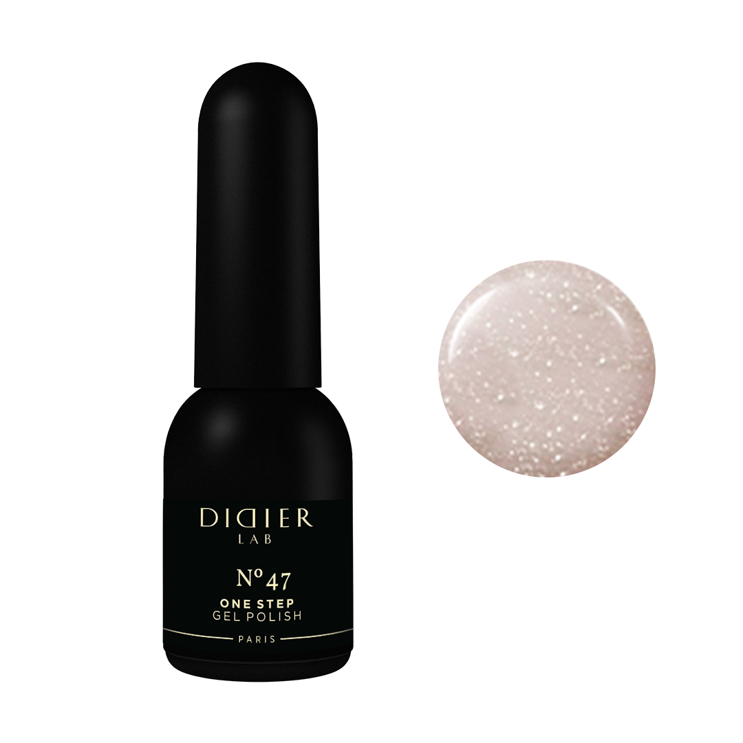 Didier Lab "One Step" 3 az 1-ben Hibrid Gél Lakk, No.47, 10ml
