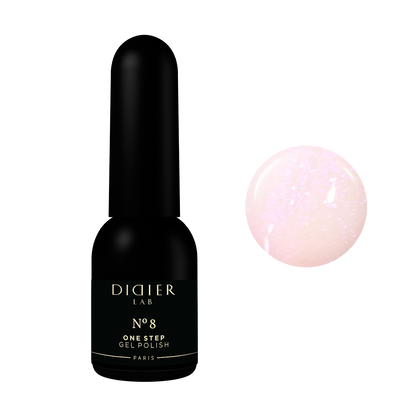 Didier Lab "One Step" 3 az 1-ben Hibrid Gél Lakk, No.8, 10ml