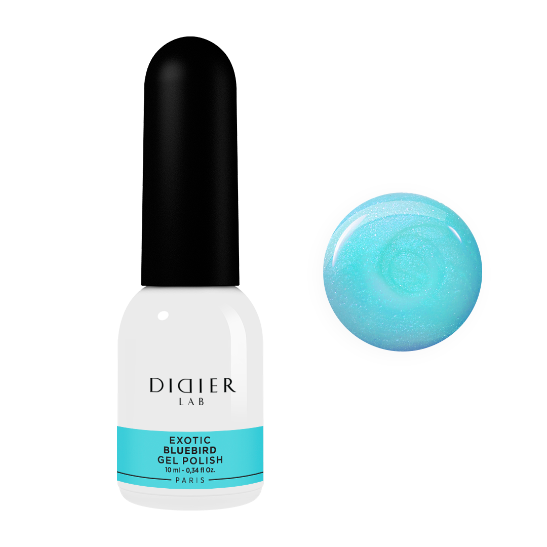 Didier Lab "Exotic" gél lakk Bluebird, 10ml